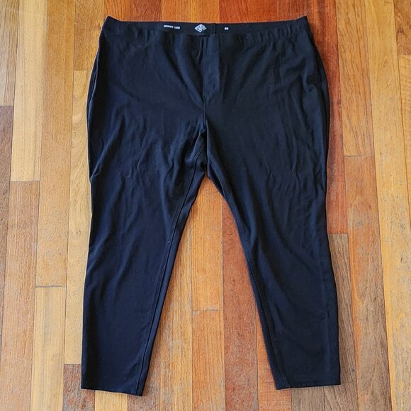 St. John's Bay Black Stretch Leggings Plus Size 3X - Picture 5 of 12